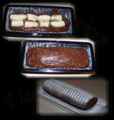 Chec de cacao cu banane