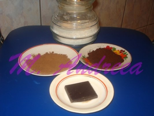 CAFEA CU CACAO SI CIOCOLATA AMARUIE