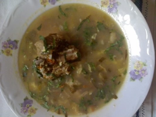 Bors de miel cu loboda rosie