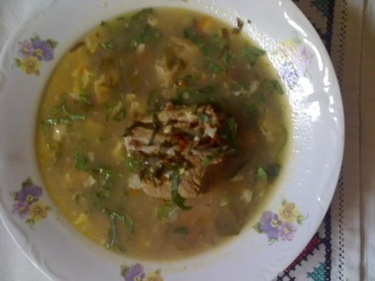 Bors de miel cu loboda rosie