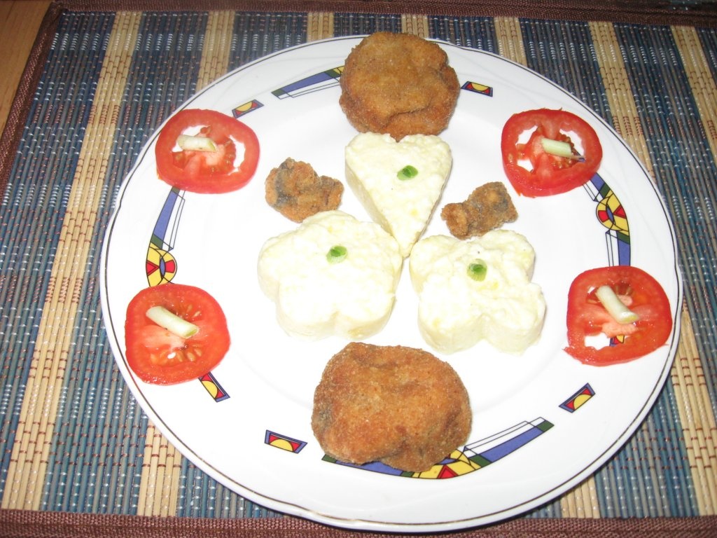 Cartofi fierti cu branza