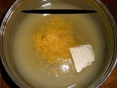 Tort de migdale cu crema de lamaie