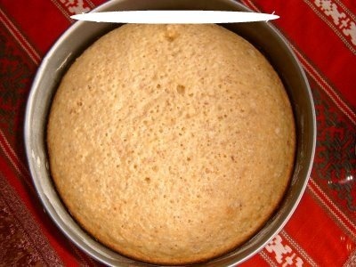 Tort de migdale cu crema de lamaie