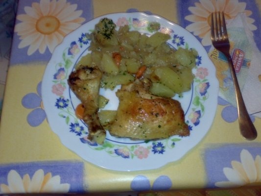 Copane cu cartofi la cuptor