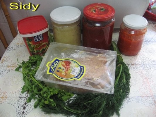 Mancare de dovleac cu snitel vegetal