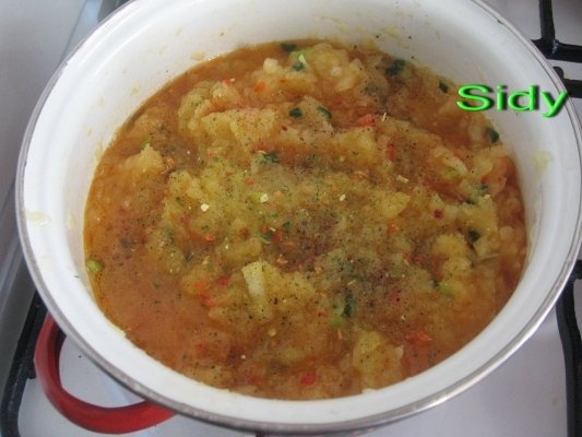 Mancare de dovleac cu snitel vegetal