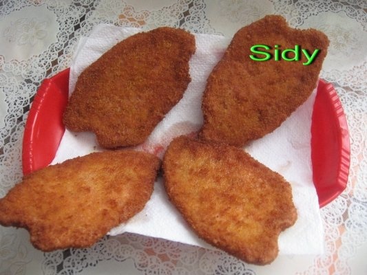 Mancare de dovleac cu snitel vegetal