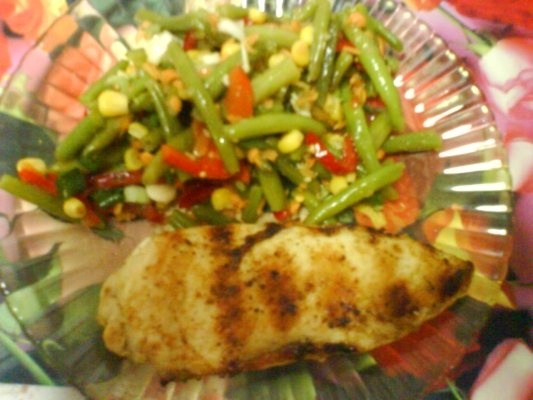 SALATA DE FASOLE VERDE, COLORATA