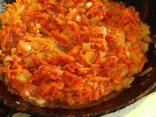 Pilaf cu muschi de porc la cuptor