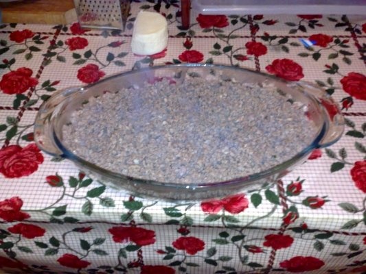 Musaca de cartofi cu carne tocata