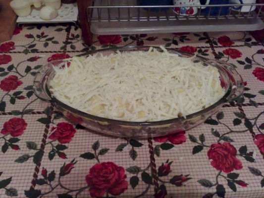 Musaca de cartofi cu carne tocata