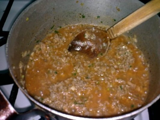 Musaca de cartofi cu carne tocata