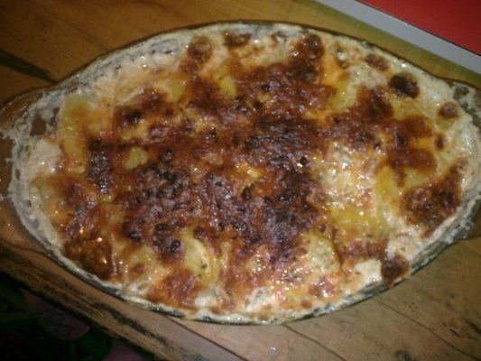 Musaca de cartofi cu carne tocata