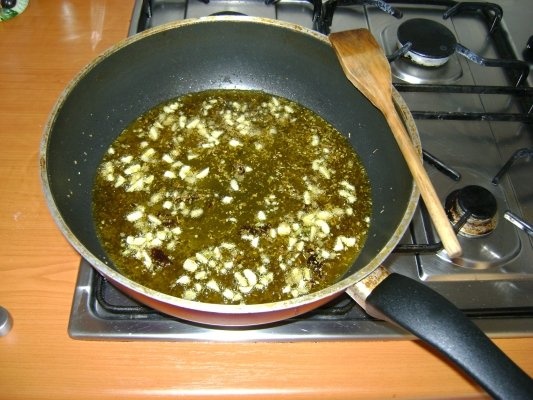 Linguine cu fructe de mare