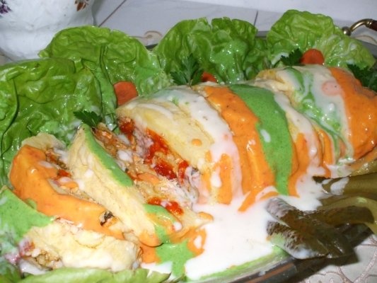 Rulada de cartofi cu carne