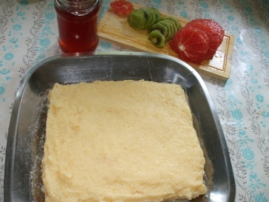 Tarta cu fructe rapida