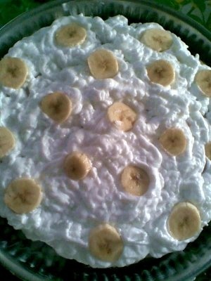 Chec cu nucsoara si banane