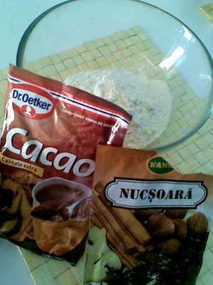 Chec cu nucsoara si banane