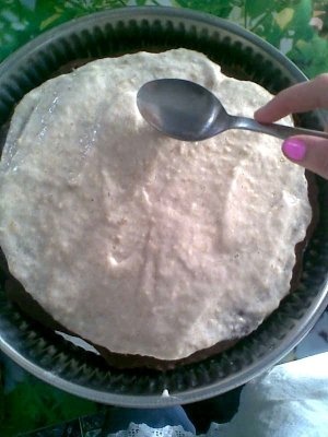 Chec cu nucsoara si banane