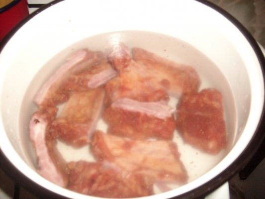 Tocanita de cartofi cu scarita afumata