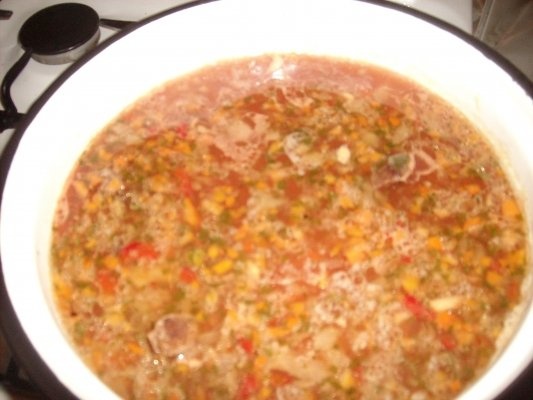 Tocanita de cartofi cu scarita afumata