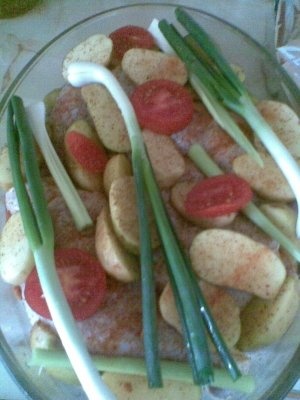 PULPE DE PUI LA CUPTOR CU CARTOFI NOI