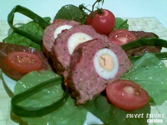 Rulada de carne cu ou