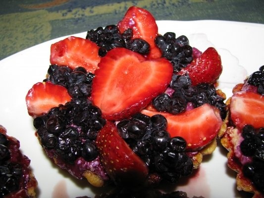 Tarta cu capsuni si branza Ricotta