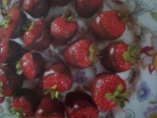 Capsuni in ciocolata