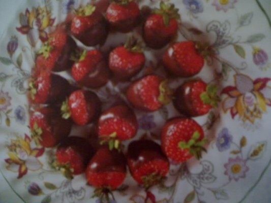 Capsuni in ciocolata