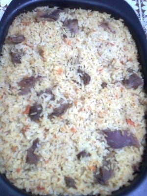 Pilaf cu carne de pui