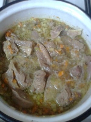 Pilaf cu carne de pui