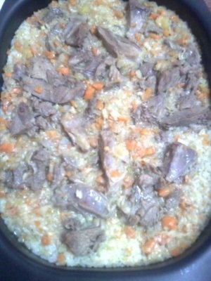 Pilaf cu carne de pui