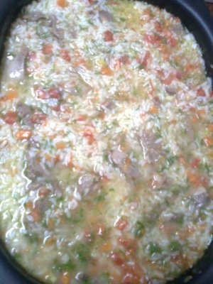 Pilaf cu carne de pui