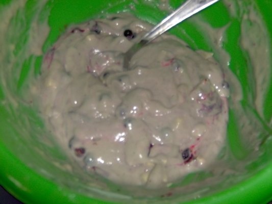 Mafinim cu ciocolata si fragi