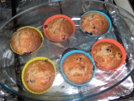 Mafinim cu ciocolata si fragi