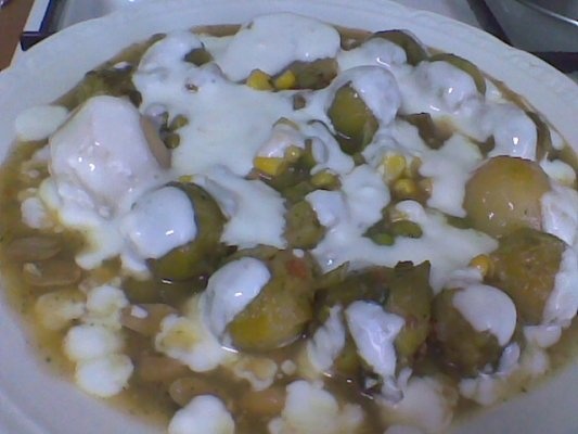 Varza de Bruxelles combinata.