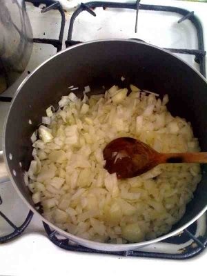 Tocanita de ceapa si carne fara cartofi