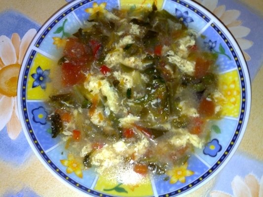 Ciorba de salata verde-reteta bunicii