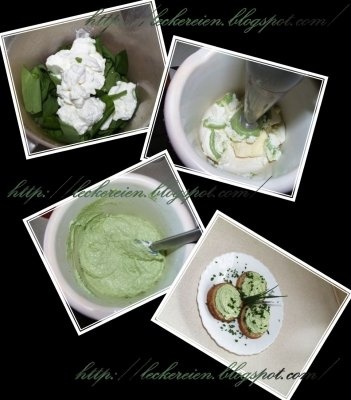 PATEU DIN BRINZA SI LEURDA ~I~(usturoi salbatc)