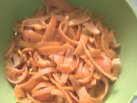 Dulceata  de coji de portocale