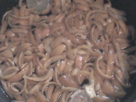 Dulceata  de coji de portocale