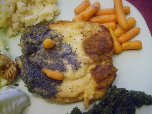 Snitel Fantezy cu Piure Bicolor