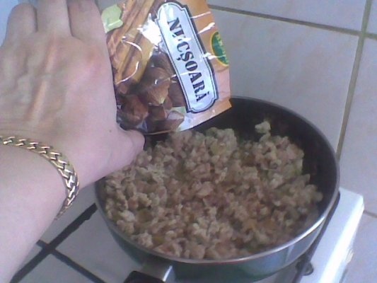 Lasagna cu carne tocata din piept de pui.