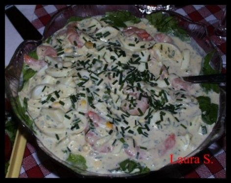 SALATA DE OUA CU CREVETI(Shrimps)