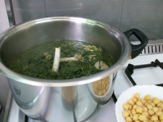 Mincare de spanac cu carne de miel(specific arab)