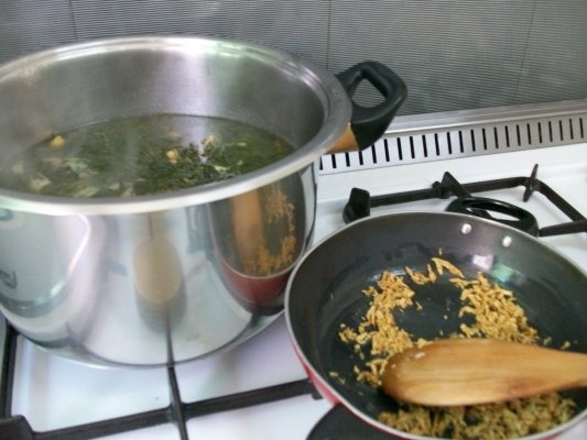 Mincare de spanac cu carne de miel(specific arab)