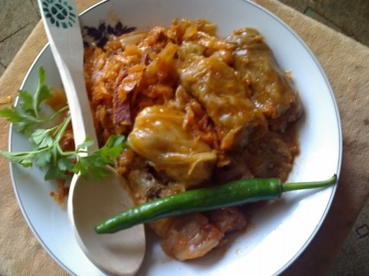 Sarmale in frunze de varza