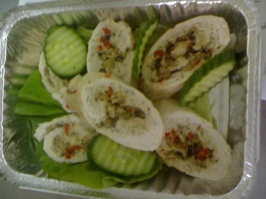 Rulada de pui cu ciuperci