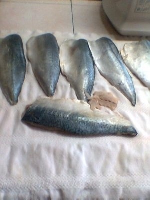 Peste cu sos de smantana